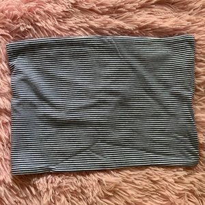 Striped top shop tube top